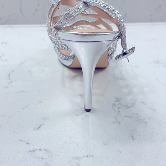 Silver Dress Heels - Picture 4 of 12